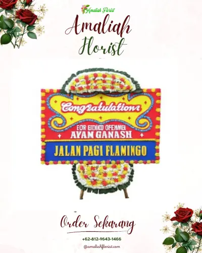 Bunga Papan Congratulation di Urimessing